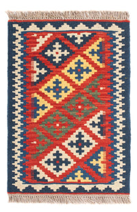 Kelim Carpet - orientalisk matta - 60 x 40 cm - flerfärgad