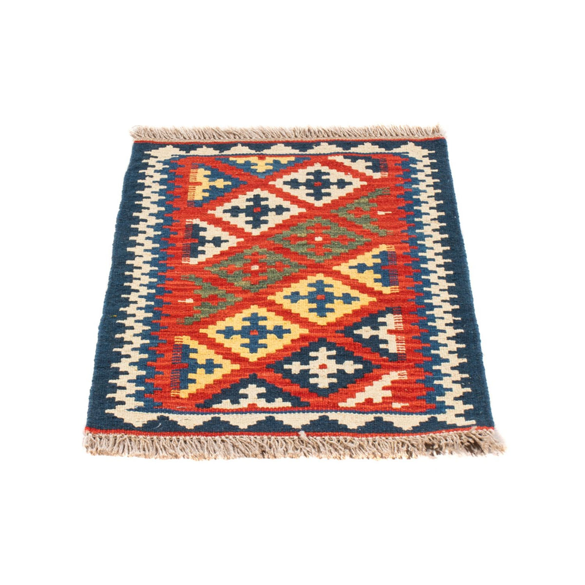 Kelim Carpet - orientalisk matta - 60 x 40 cm - flerfärgad