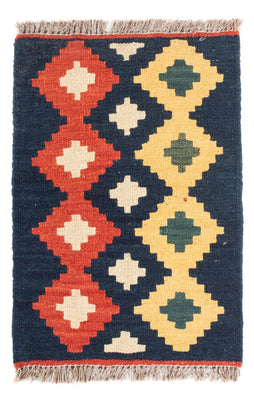 Kelim Carpet - orientalisk matta - 60 x 40 cm - flerfärgad