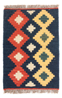 Kelim Carpet - orientalisk matta - 60 x 40 cm - flerfärgad
