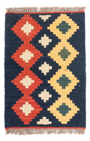 Kelim Carpet - orientalisk matta - 60 x 40 cm - flerfärgad