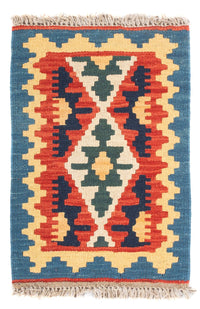 Kelim Carpet - orientalisk matta - 60 x 40 cm - flerfärgad