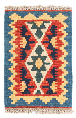 Kelim Carpet - orientalisk matta - 60 x 40 cm - flerfärgad