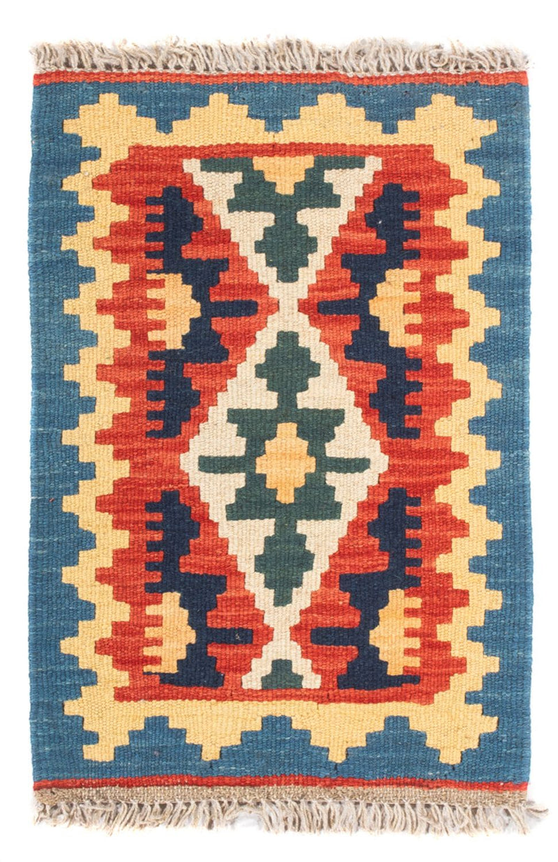 Kelim Carpet - orientalisk matta - 60 x 40 cm - flerfärgad