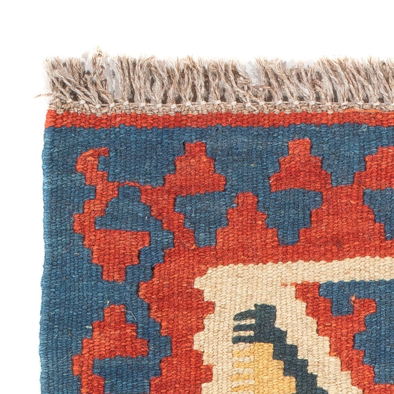 Kelim Carpet - orientalisk matta - 60 x 40 cm - flerfärgad