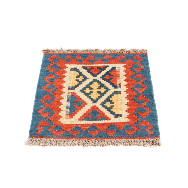 Kelim Carpet - orientalisk matta - 60 x 40 cm - flerfärgad