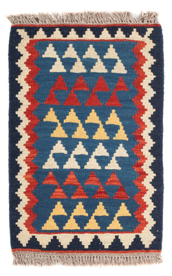 Kelim Carpet - orientalisk matta - 60 x 40 cm - flerfärgad