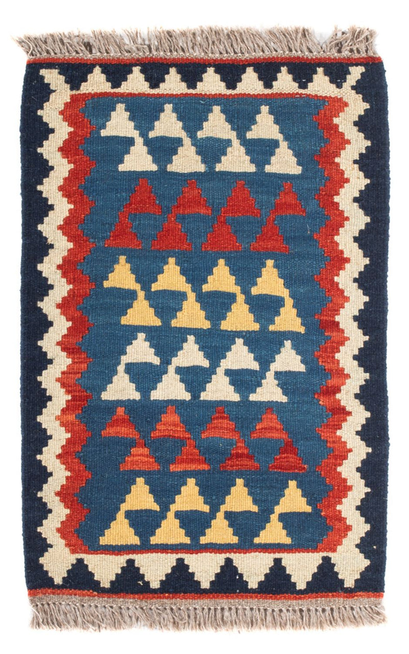 Kelim Carpet - orientalisk matta - 60 x 40 cm - flerfärgad