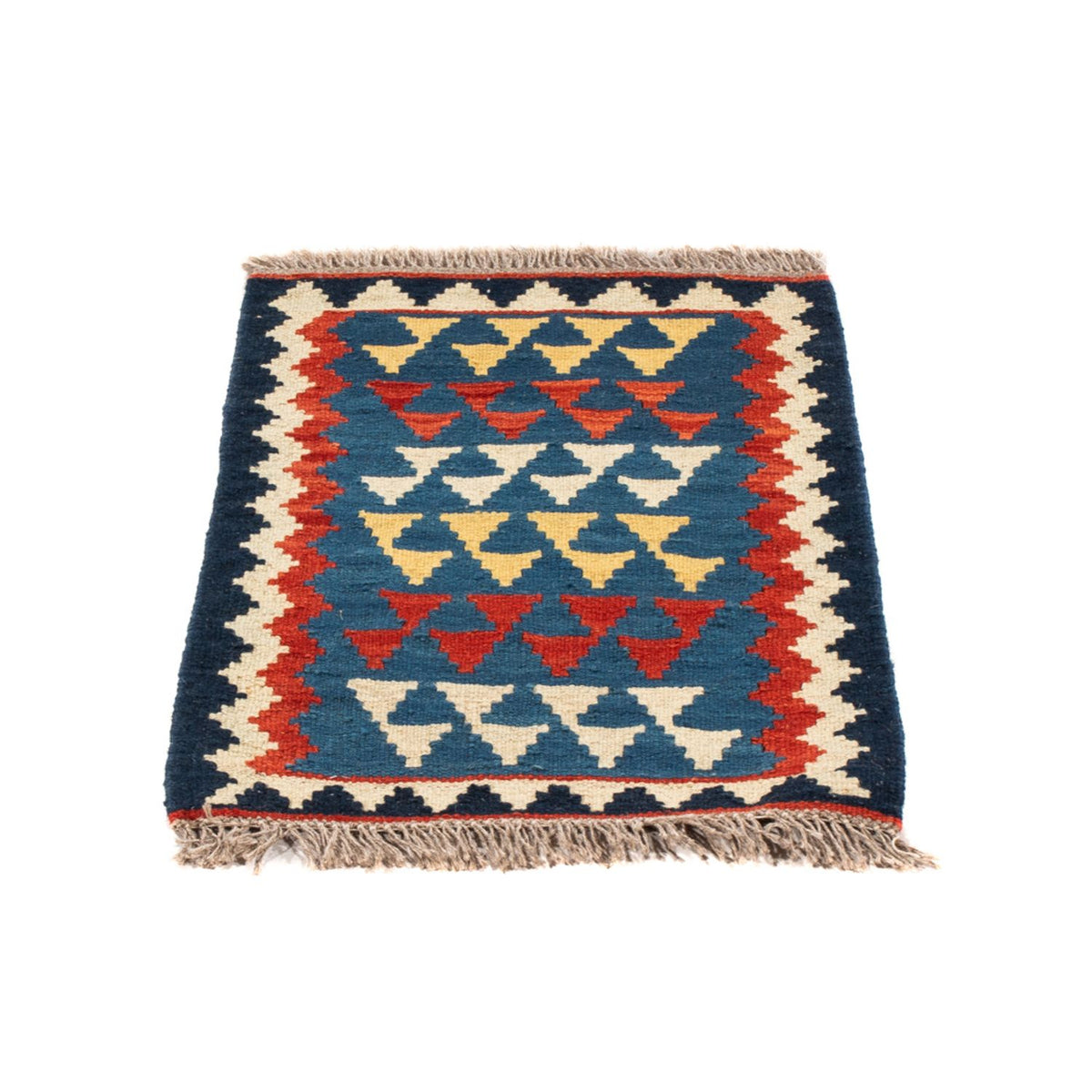 Kelim Carpet - orientalisk matta - 60 x 40 cm - flerfärgad