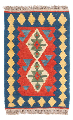 Kelim Carpet - orientalisk matta - 60 x 40 cm - flerfärgad