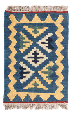 Kelim Carpet - orientalisk matta - 60 x 40 cm - flerfärgad