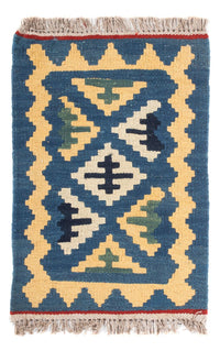 Kelim Carpet - orientalisk matta - 60 x 40 cm - flerfärgad