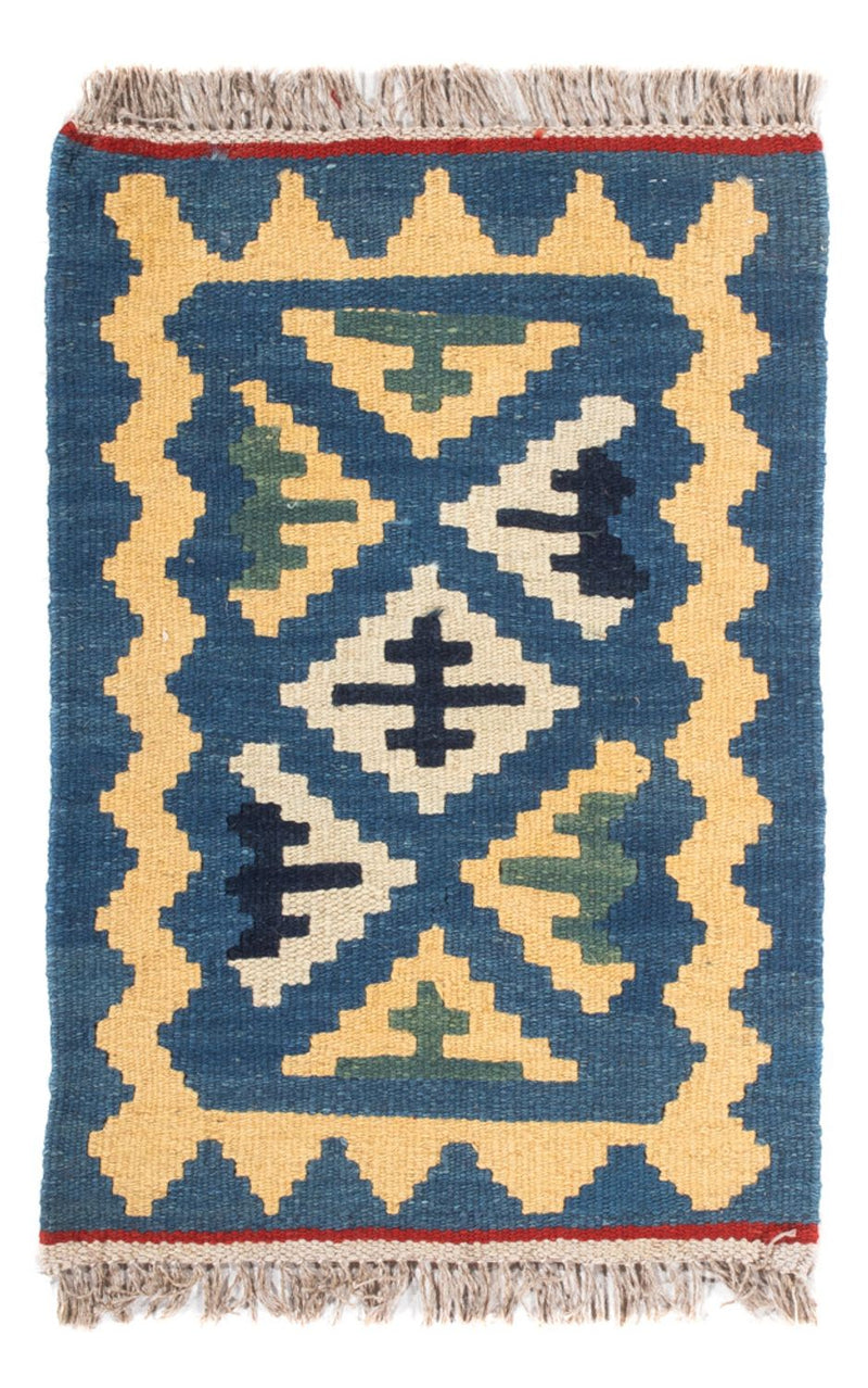 Kelim Carpet - orientalisk matta - 60 x 40 cm - flerfärgad
