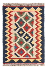 Kelim Carpet - orientalisk matta - 60 x 40 cm - flerfärgad