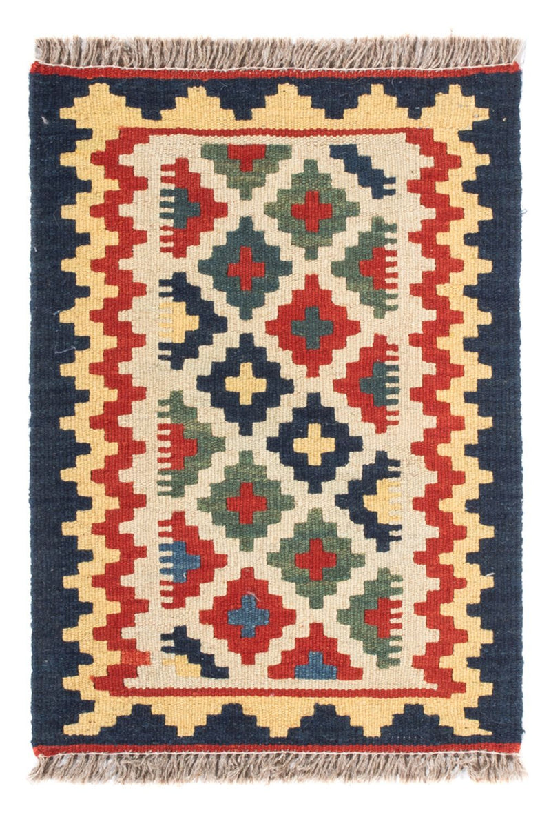 Kelim Carpet - orientalisk matta - 60 x 40 cm - flerfärgad
