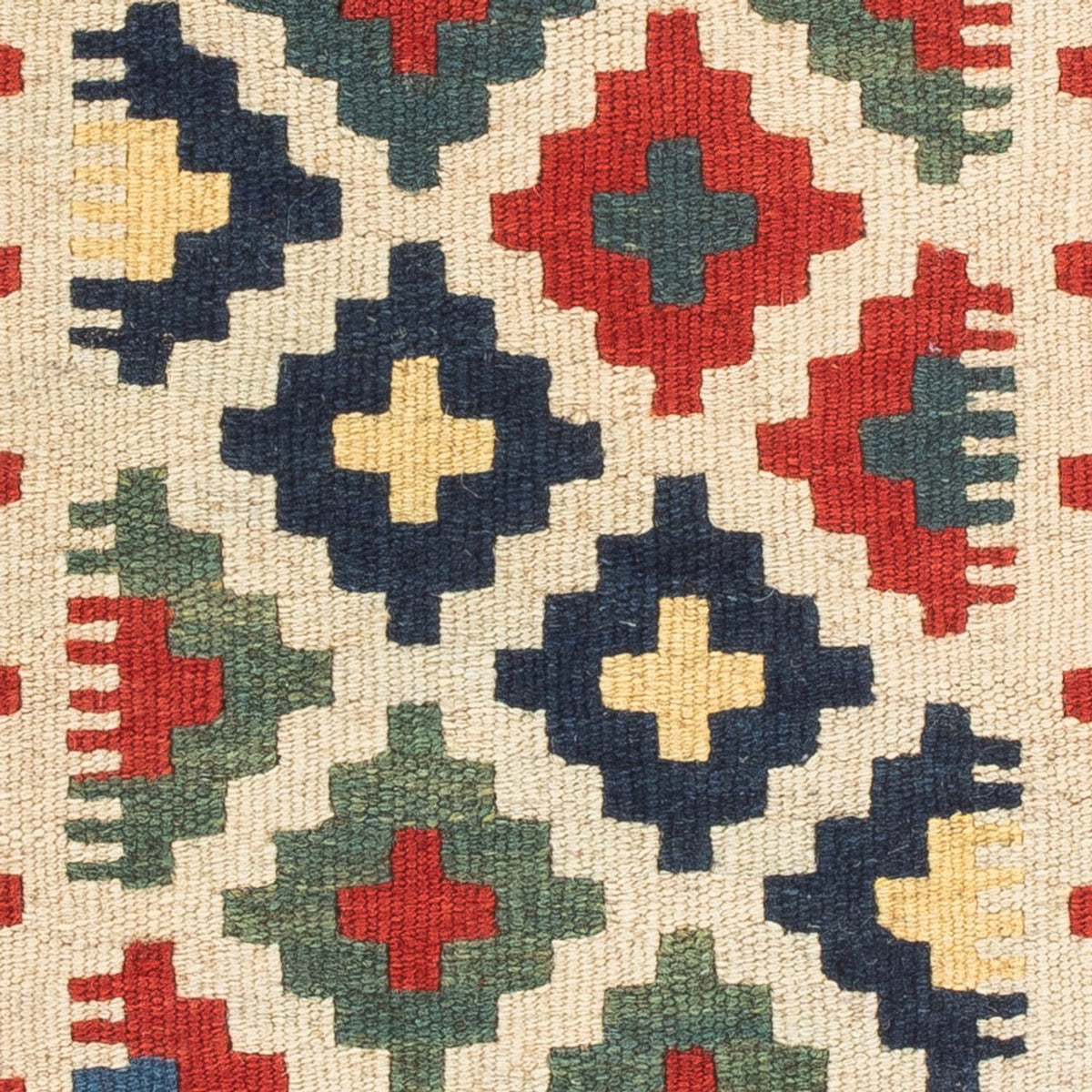 Kelim Carpet - orientalisk matta - 60 x 40 cm - flerfärgad