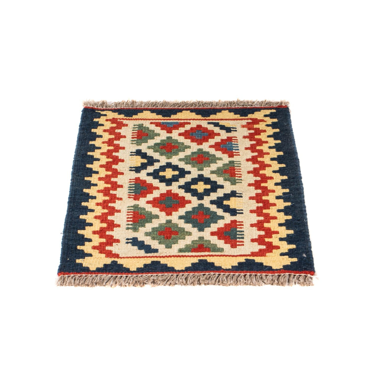 Kelim Carpet - orientalisk matta - 60 x 40 cm - flerfärgad