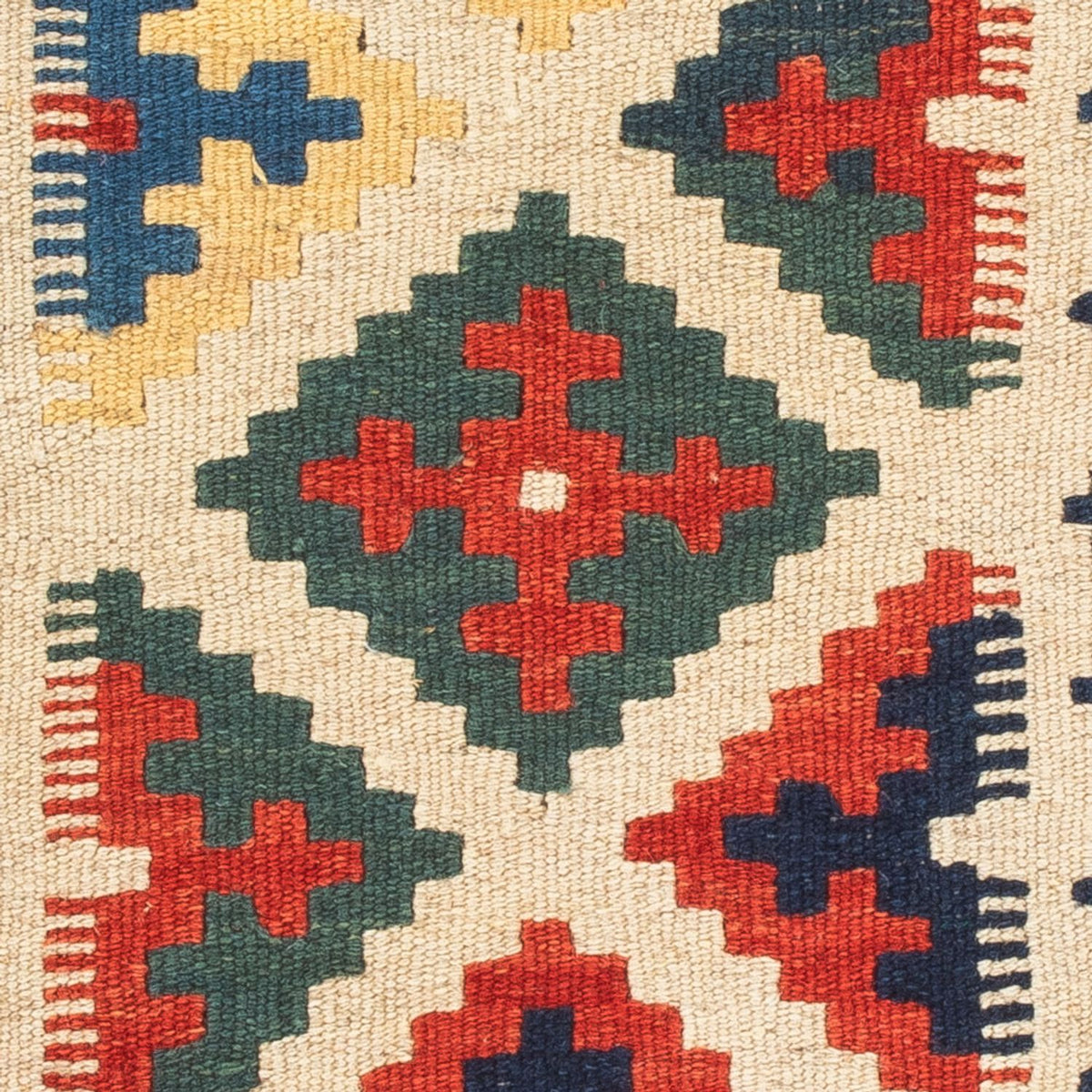 Kelim Carpet - orientalisk matta - 60 x 40 cm - flerfärgad