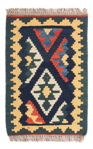 Kelim Carpet - orientalisk matta - 60 x 40 cm - flerfärgad
