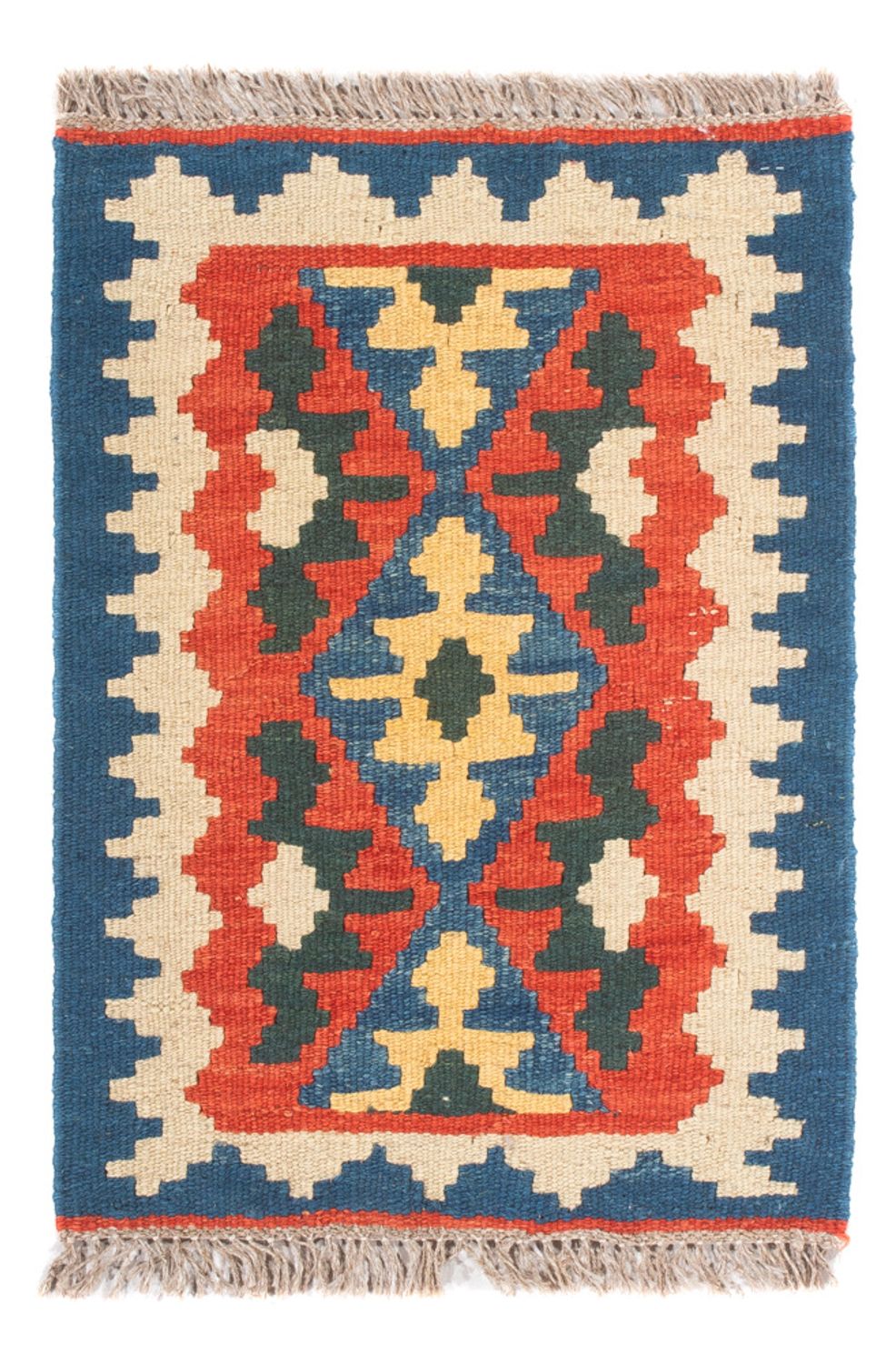Kelim Carpet - orientalisk matta - 60 x 40 cm - flerfärgad