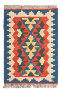 Kelim Carpet - orientalisk matta - 60 x 40 cm - flerfärgad