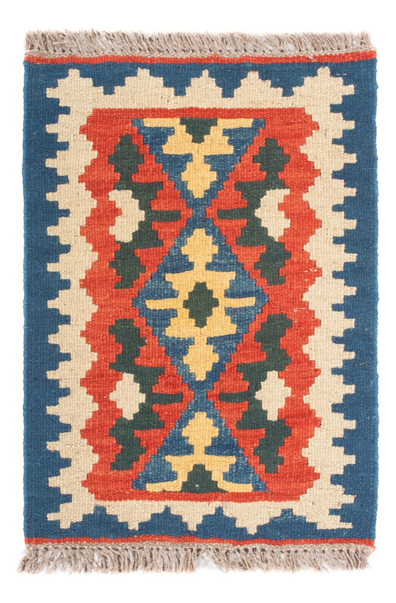 Kelim Carpet - orientalisk matta - 60 x 40 cm - flerfärgad