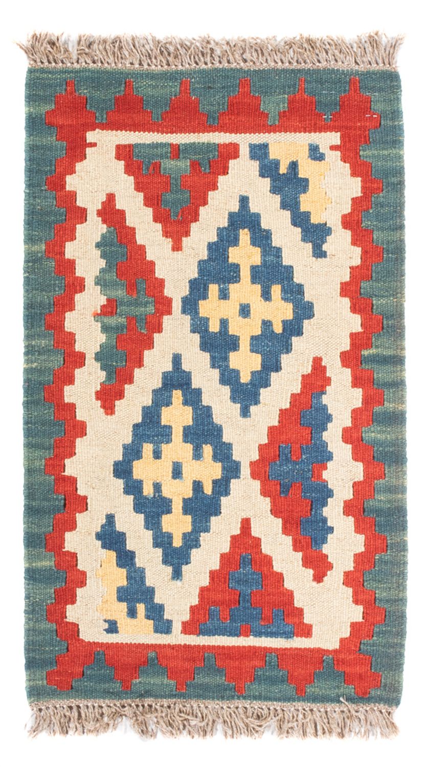 Kelim Carpet - orientalisk matta - 60 x 40 cm - flerfärgad