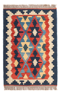 Kelim Carpet - orientalisk matta - 60 x 40 cm - flerfärgad