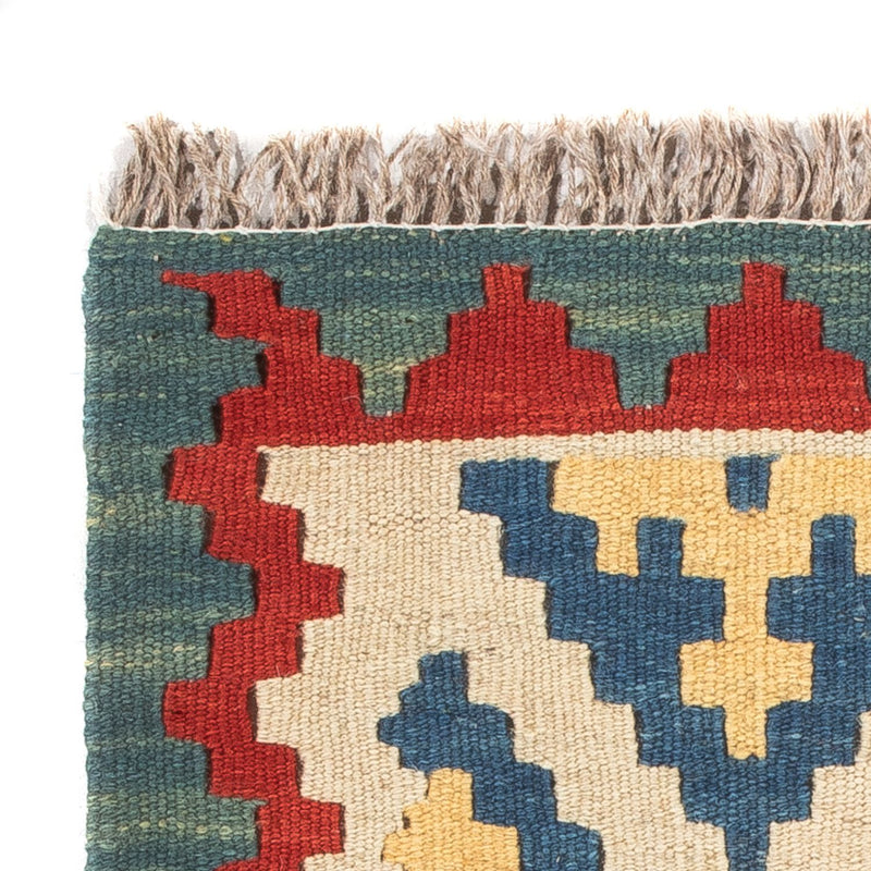 Kelim Carpet - orientalisk matta - 60 x 40 cm - flerfärgad