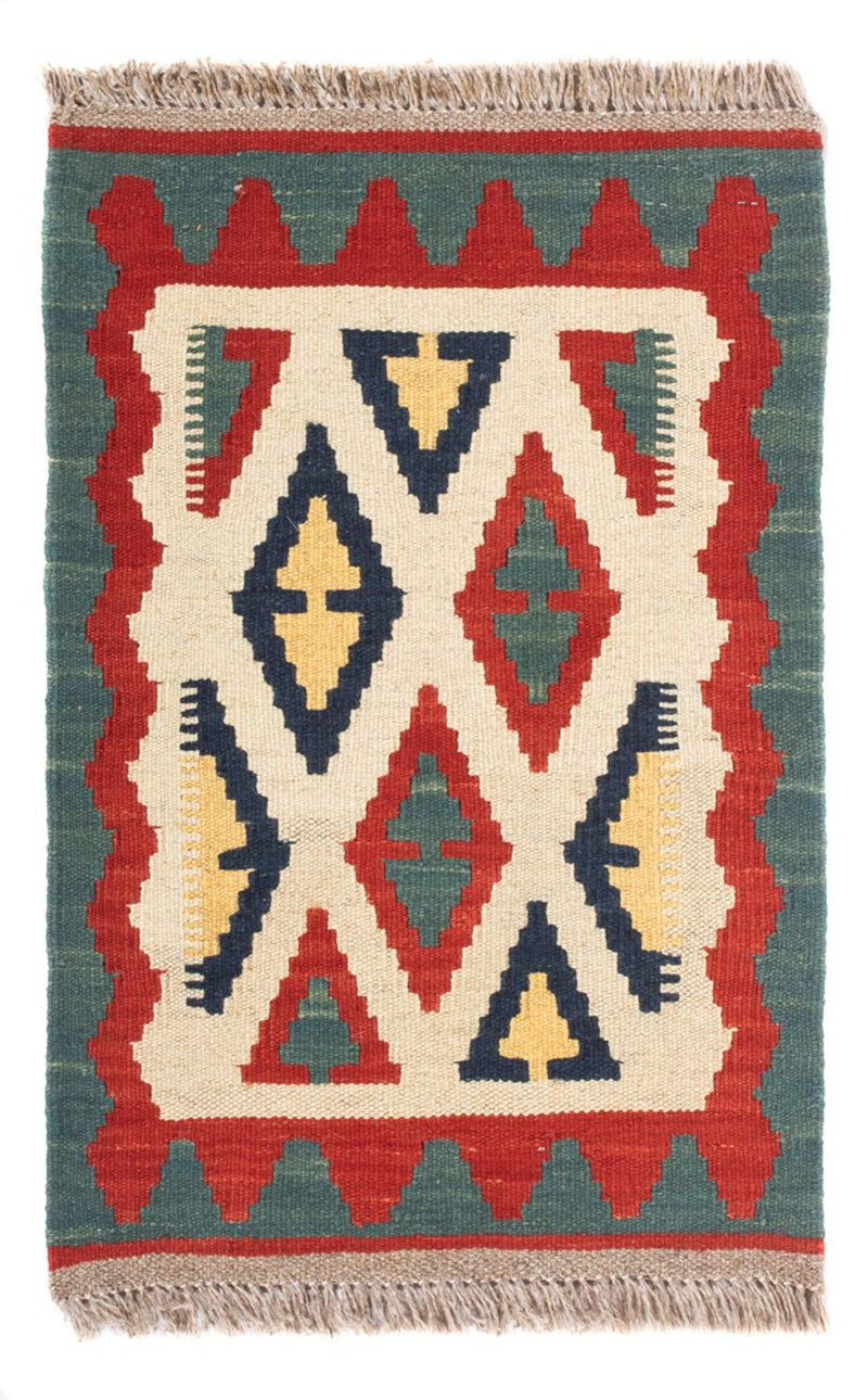 Kelim Carpet - orientalisk matta - 60 x 40 cm - flerfärgad