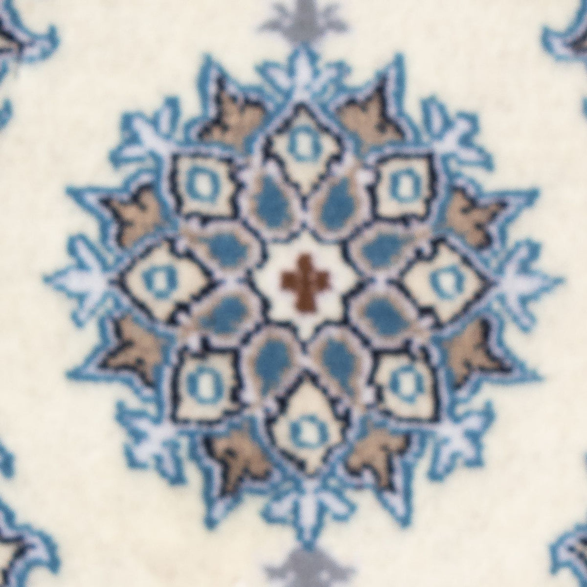 Persisk matta - Nain - 60 x 40 cm - grädde