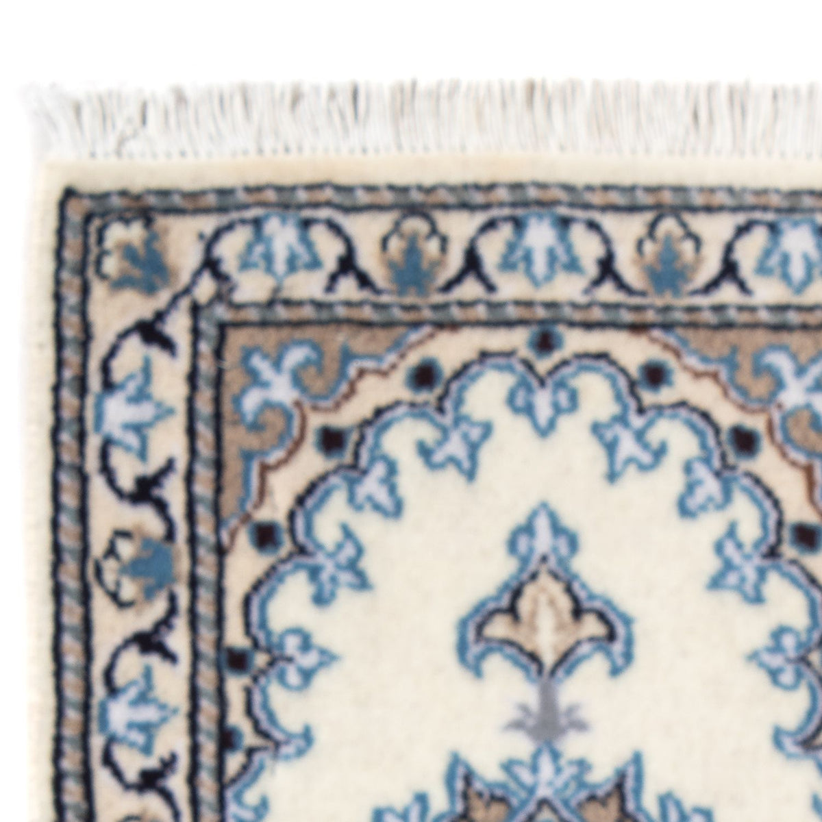 Persisk matta - Nain - 60 x 40 cm - grädde