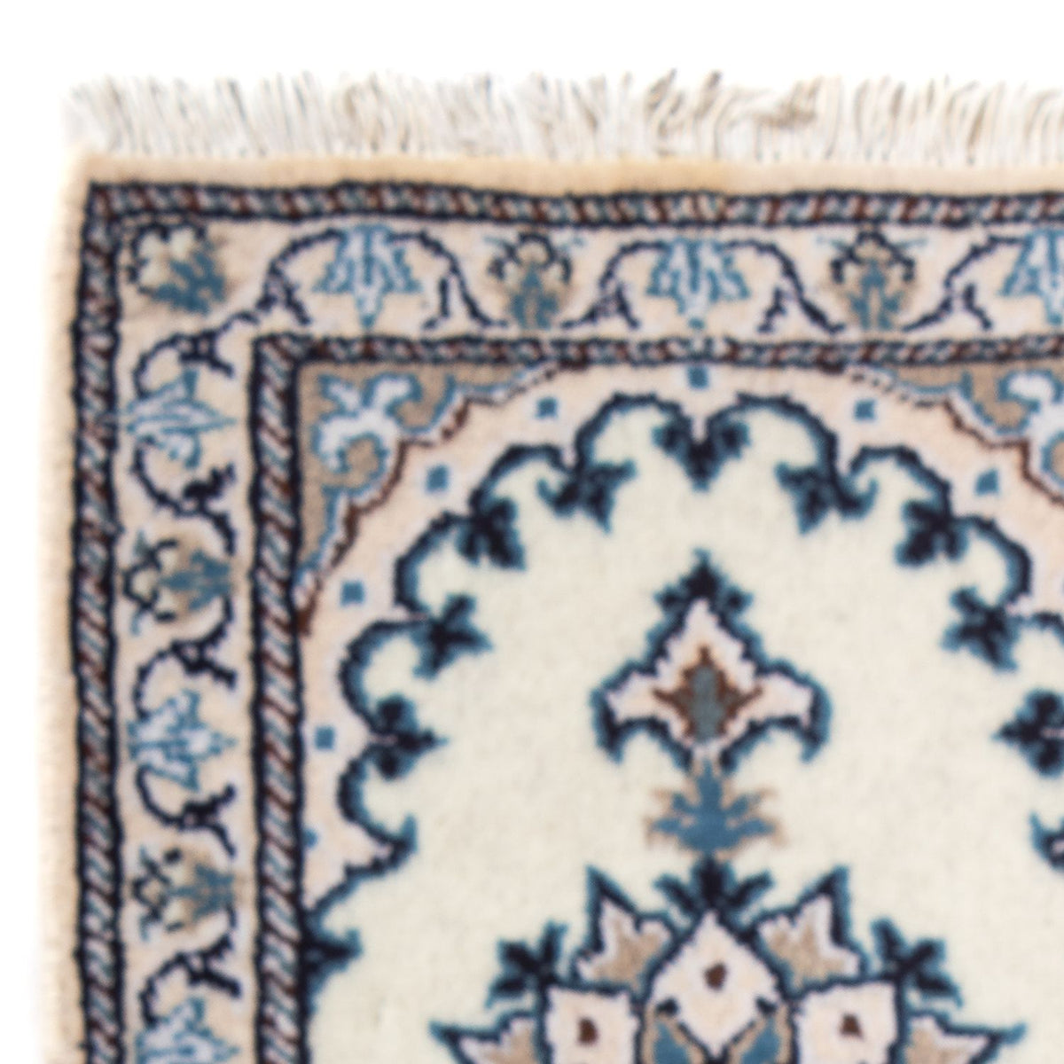 Persisk matta - Nain - 60 x 40 cm - grädde