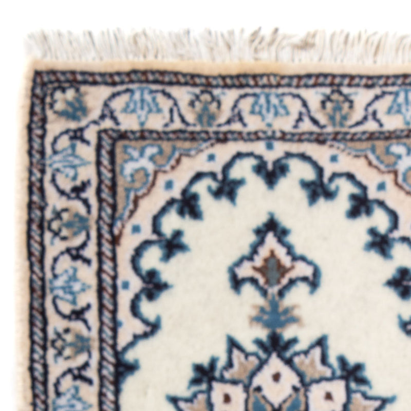 Persisk matta - Nain - 60 x 40 cm - grädde