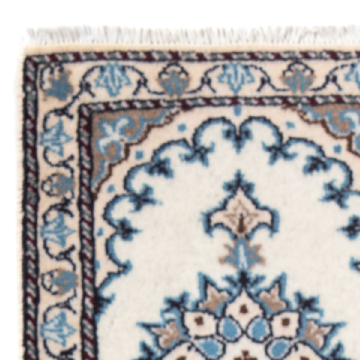 Persisk matta - Nain - 60 x 40 cm - grädde