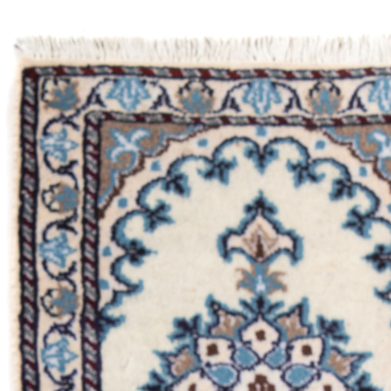 Persisk matta - Nain - 60 x 40 cm - grädde