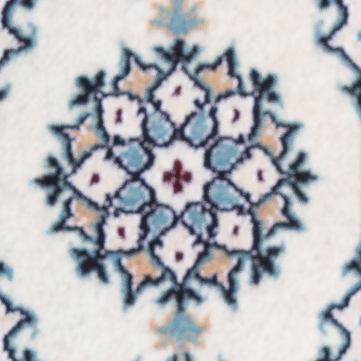 Persisk matta - Nain - 60 x 40 cm - grädde