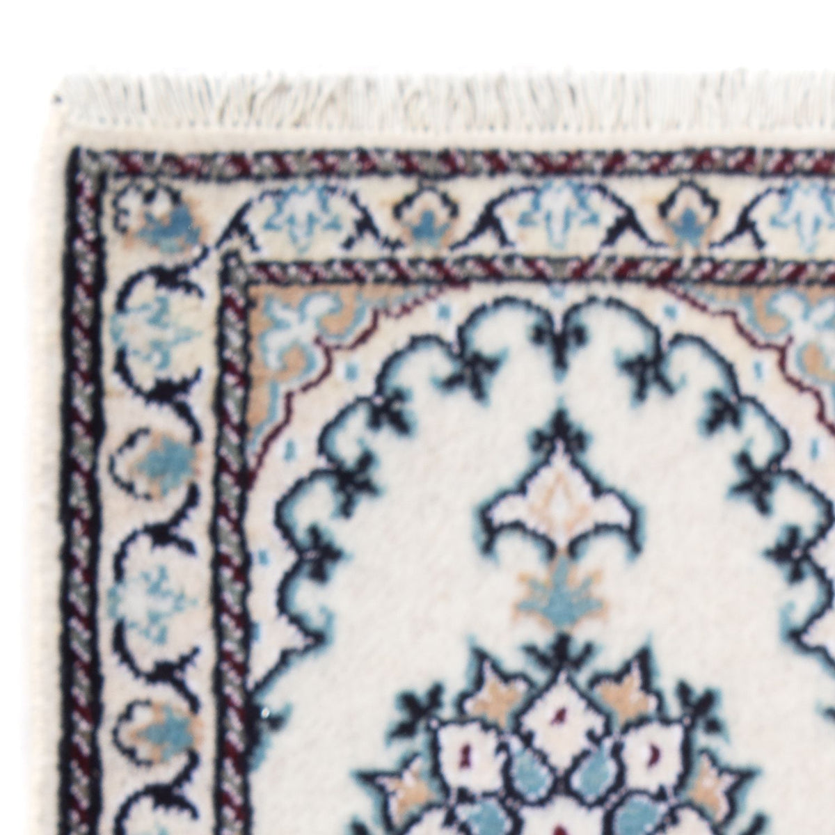 Persisk matta - Nain - 60 x 40 cm - grädde