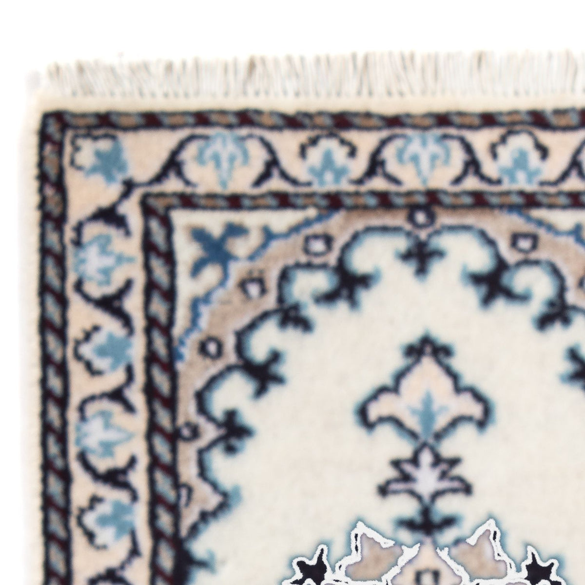 Persisk matta - Nain - 60 x 40 cm - grädde