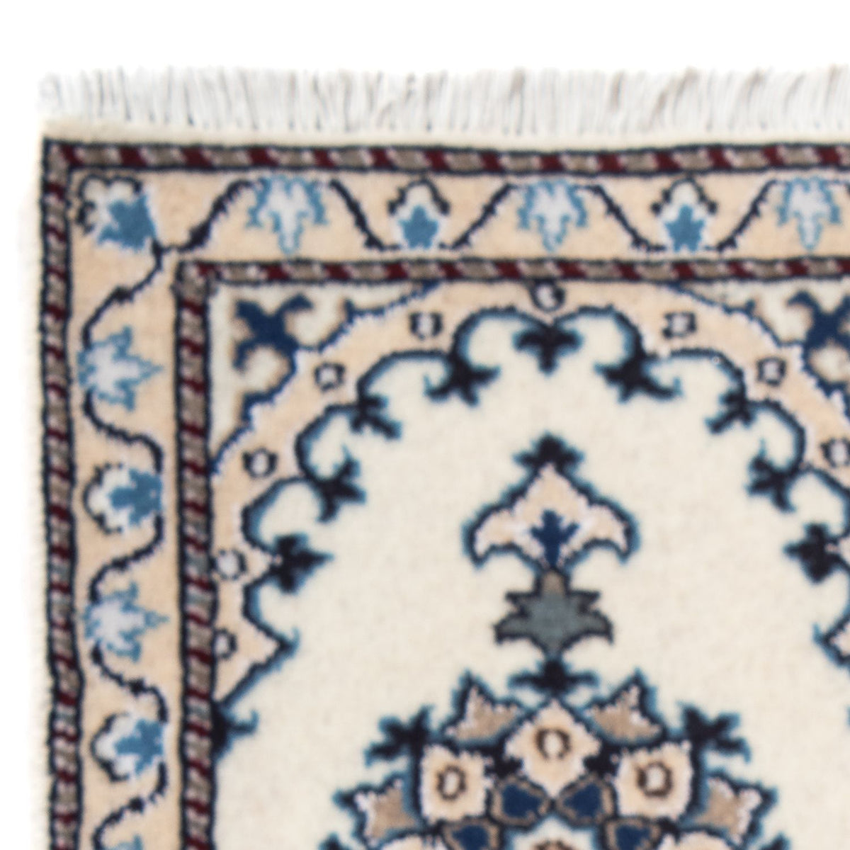 Persisk matta - Nain - 60 x 40 cm - grädde