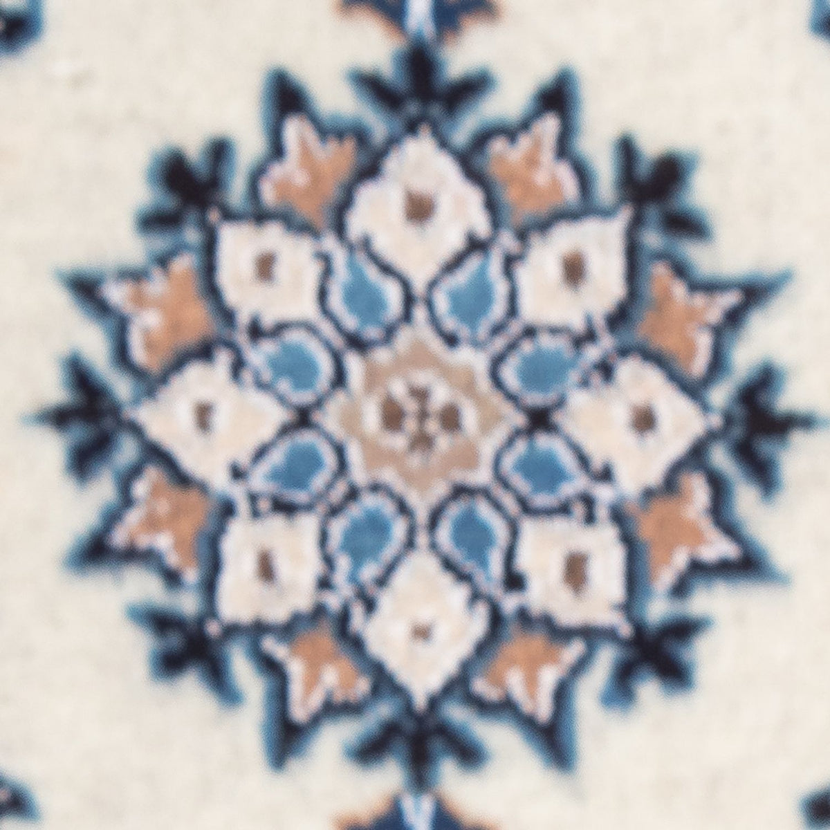 Persisk matta - Nain - 60 x 40 cm - grädde