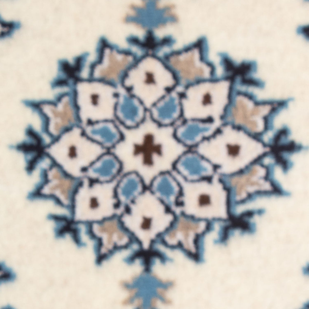 Persisk matta - Nain - 60 x 40 cm - grädde