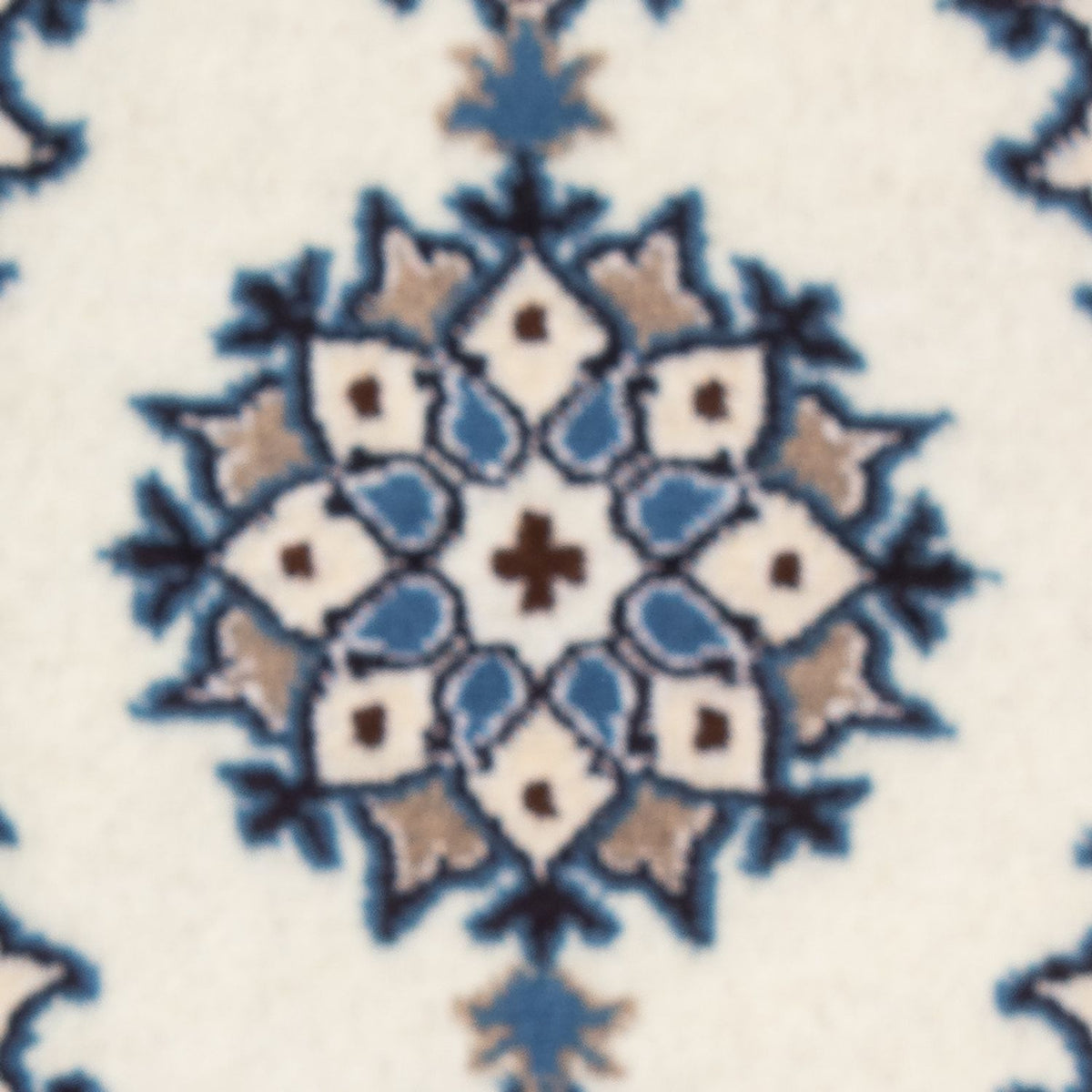 Persisk matta - Nain - 60 x 40 cm - grädde