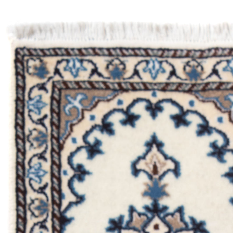 Persisk matta - Nain - 60 x 40 cm - grädde