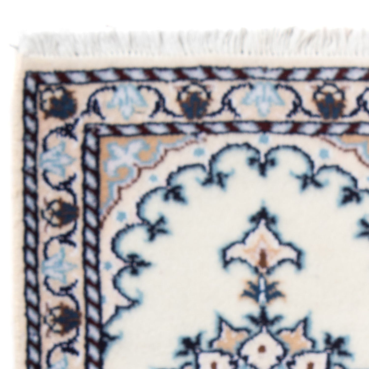 Persisk matta - Nain - 60 x 40 cm - ljusblå