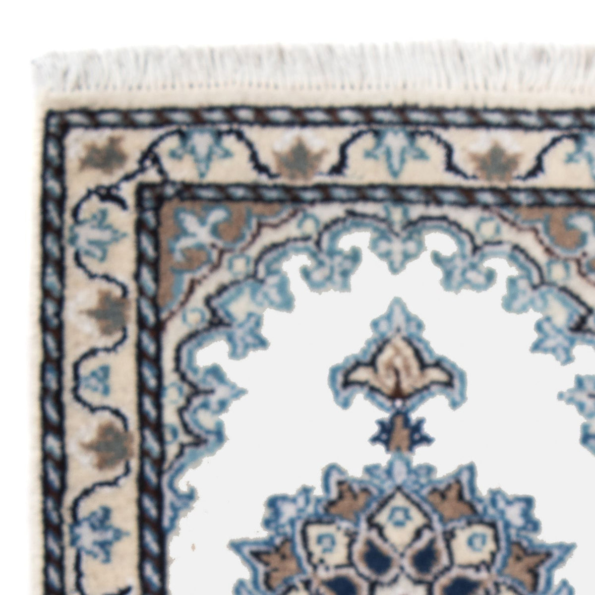 Persisk matta - Nain - 60 x 40 cm - ljusblå