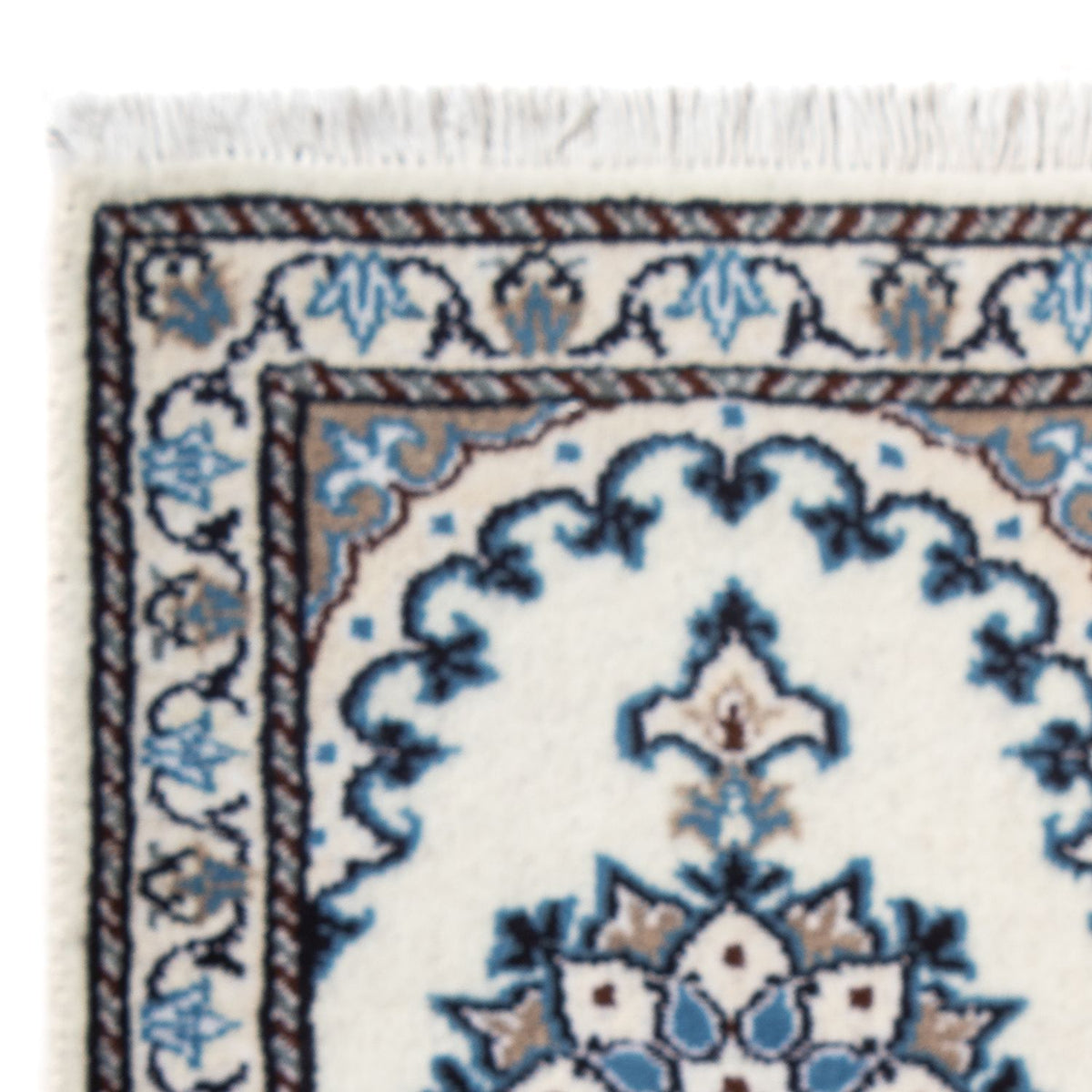 Persisk matta - Nain - 60 x 40 cm - ljusblå