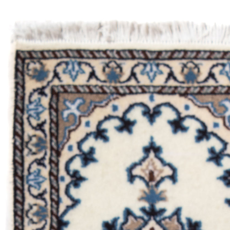 Persisk matta - Nain - 60 x 40 cm - grädde