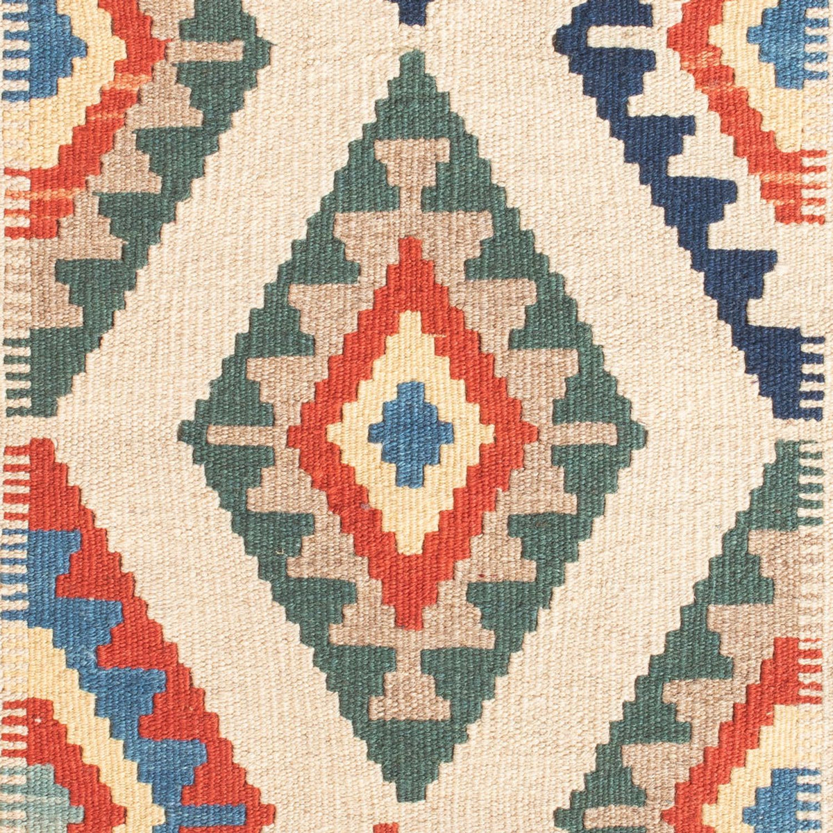 Kelim Carpet - orientalisk matta - 95 x 62 cm - flerfärgad