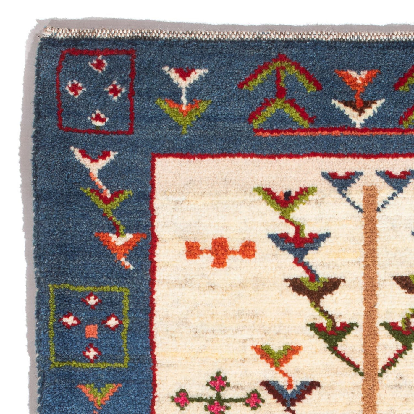 Persisk Gabbeh Mattan 92x63cm - Perserteppich Wollteppich
